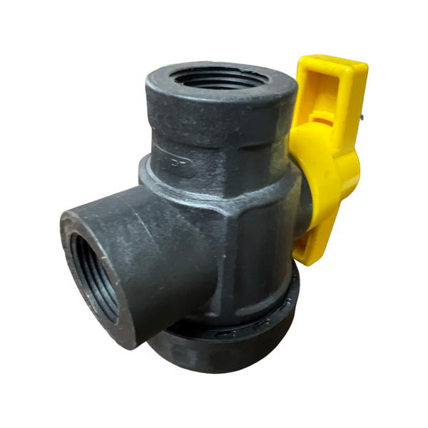 Poly Ball Valve 2" 3 Way