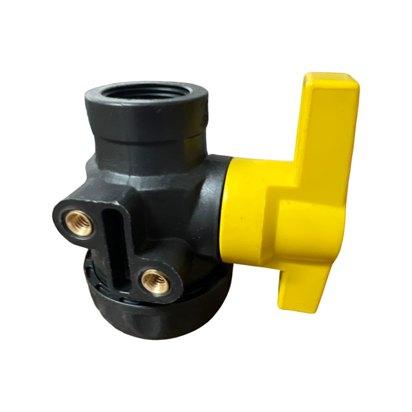 Poly Ball Valve 1-1/4" 2 Way