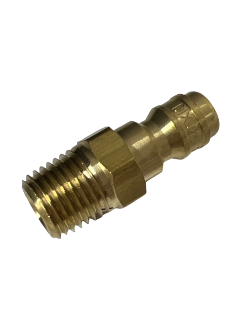 1/4" Brass Male Plug MPT - 25MPB