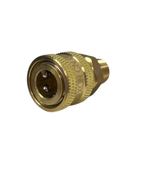 1/4" Brass Quick Disconnect MPT - 25MS