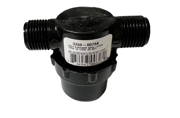 Hypro Poly Strainer 1/2" 50SS (EPDM) 3350-0079A