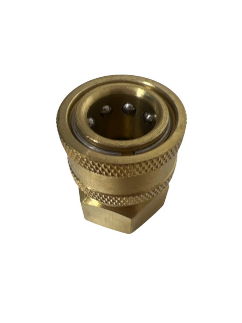 3/8" Brass Female Quick Disconnect FPT - 38FS