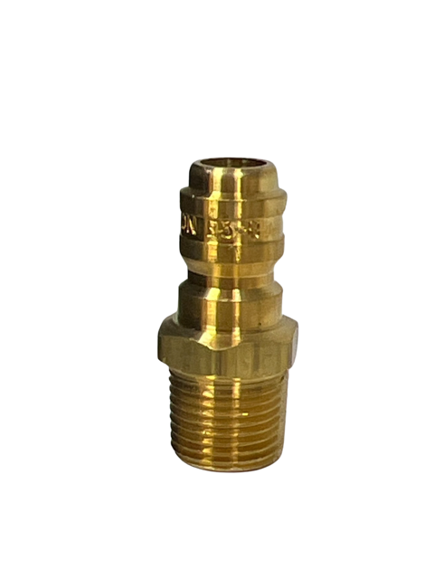 3/8" Brass Male Plug MPT - 38MPB