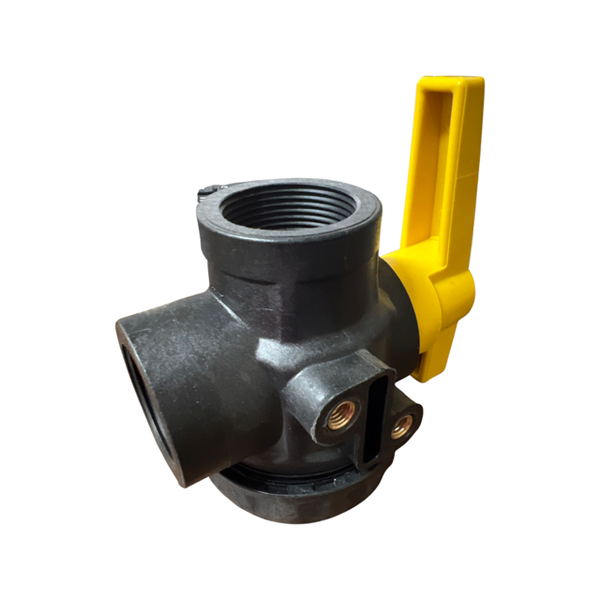 Poly Ball Valve 1-1/4" - 3 Way