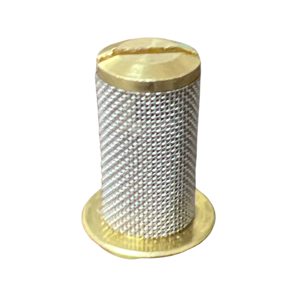 TeeJet Brass Strainer 100 Mesh w/ 5 PSI Check Valve (4193B-5-100SS)