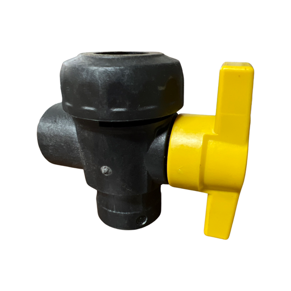 Poly Ball Valve 3/4" - 3 Way