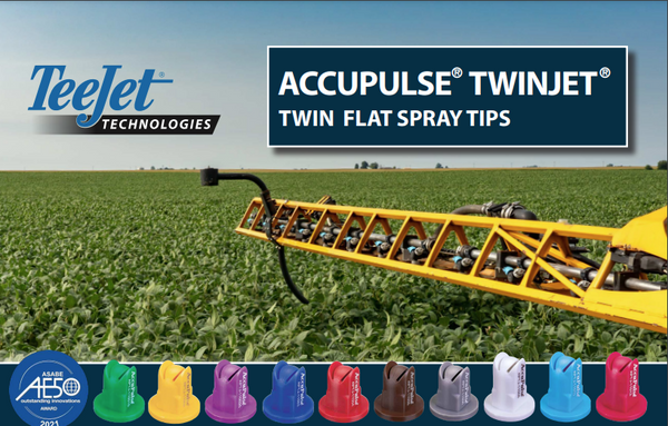 TeeJet AccuPulse TwinJet Flat Spray Tip - APTJ-110012VP