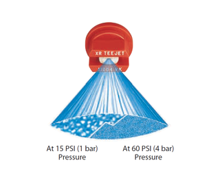 TeeJet XR Extended Range Flat Spray Tip - XR11002VS